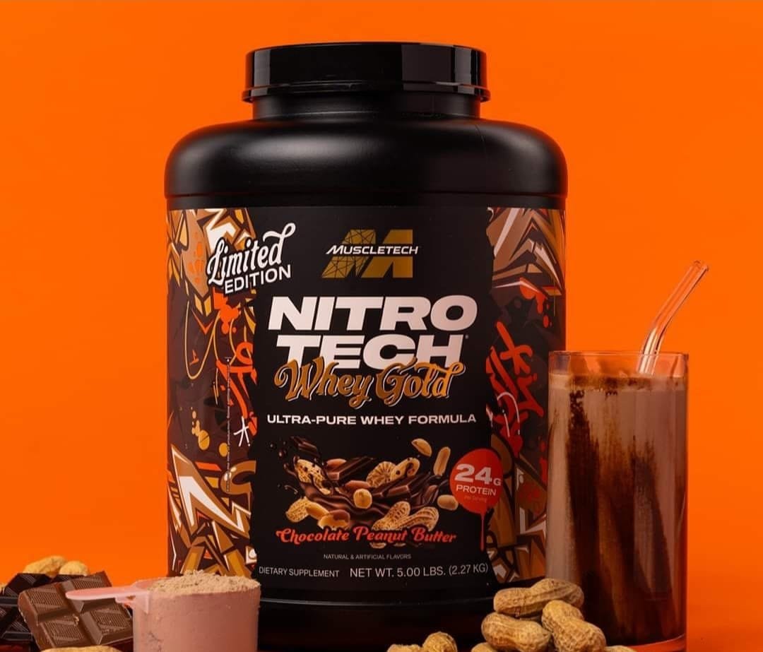 Muscletech Whey Gold Protein Powder (Double Rich Chocolate, 5LB)